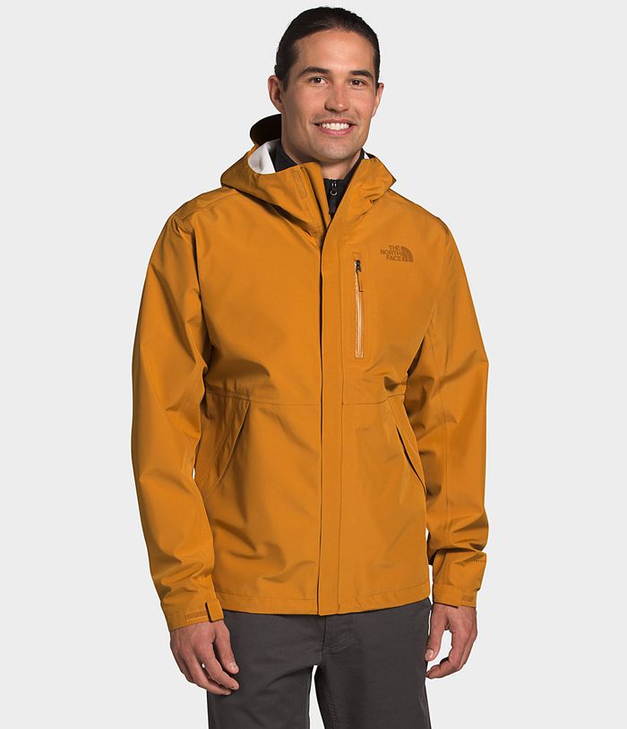 The North Face Kurtka Przeciwdeszczowa Męska Żółte Dryzzle Futurelight™ - DPWU52678